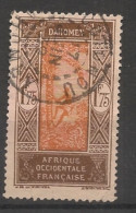 DAHOMEY - 1927-39 - N°YT. 96 - Cocotier 1f75 Brun Et Rouge - Oblitéré / Used - Used Stamps