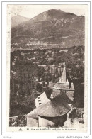 CPA  Très Rare - 66- Pyrénées Orientales - Vue Sur ARGELES Et église De St Pastous - Argeles Sur Mer