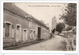 CPA 72 Sarthe - Coulombiers -  Bas Du Bourg - Eglise - Altri & Non Classificati