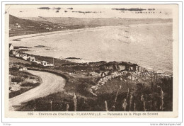 CPA - 50 Manche - Environ De Cherbourg - Flamanville - Panorama De La Plage Sciotot - Cherbourg