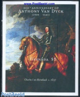 Grenada 2000 Anthony Van Dyck S/s, Mint NH, Nature - Horses - Art - Paintings - Andere & Zonder Classificatie