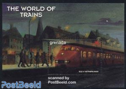 Grenada 1999 Railways S/s, Netherlands, Mint NH, History - Transport - Netherlands & Dutch - Railways - Géographie