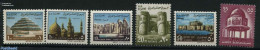 Egypt (Republic) 1972 Historic Buildings 6v, Mint NH, Religion - Churches, Temples, Mosques, Synagogues - Art - Archit.. - Unused Stamps