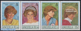 Anguilla 1998 Death Of Diana 4v [:::], Mint NH, History - Charles & Diana - Kings & Queens (Royalty) - Case Reali