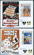 Antigua & Barbuda 1993 Mickey Mouse 2 S/s, Mint NH, Art - Disney - Disney