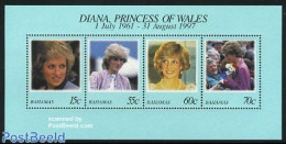 Bahamas 1998 Death Of Diana S/s, Mint NH, History - Charles & Diana - Kings & Queens (Royalty) - Koniklijke Families