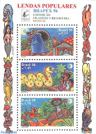 Brazil 1996 Brapex 96 S/s, Mint NH, Nature - Owls - Art - Fairytales - Nuovi