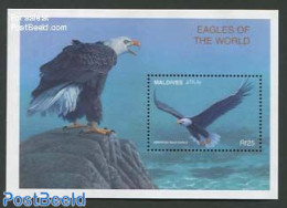 Maldives 1997 Birds Of Prey S/s, Mint NH, Nature - Birds - Birds Of Prey - Maldivas (1965-...)