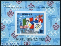 Philippines 1968 Olympic Games S/s, Mint NH, Sport - Olympic Games - Filippine