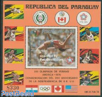 Paraguay 1976 Olympic Winners S/s, B. Jenner, Mint NH, Sport - Athletics - Olympic Games - Atletiek