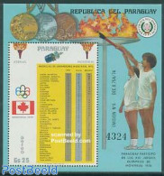 Paraguay 1976 Olympic Winners S/s, Table, Mint NH, Sport - Olympic Games - Paraguay