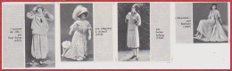 Mode. Costume Par P Poiret (1917), élégante (1910), Par L Leblond (1925) Et "New Look" Par Balmain (1947). Larousse 1960 - Historical Documents