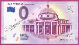 0-Euro XEBT 2018-1 SIGNIERT FAILLE  BAD PYRMONT - DER HYLLIGE BORN - Essais Privés / Non-officiels