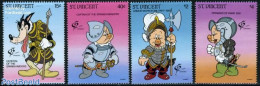 Saint Vincent 1992 Granada 92, Disney 4v, Mint NH, Philately - Art - Disney - Disney