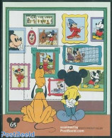 Saint Vincent 1994 65 Years Mickey Mouse S/s, Portrait Gallery, Mint NH, Art - Disney - Disney