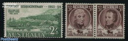 Australia 1953 Tasmania 3v (1v+[:]), Mint NH, History - Transport - Explorers - Ships And Boats - Nuevos