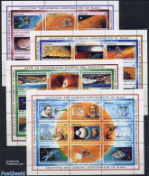 Grenada 1991 Mars Exploration 4x9v M/s, Mint NH, Science - Transport - Astronomy - Space Exploration - Astrologie