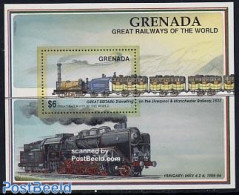 Grenada 1991 Liverpool & Manchester Railway S/s, Mint NH, Transport - Railways - Eisenbahnen