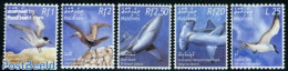 Maldives 2002 Definitives, Fauna 5v, Mint NH, Nature - Animals (others & Mixed) - Birds - Fish - Sharks - Fishes