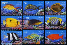 Maldives 2002 Definitives, Coral Fish 9v, Mint NH, Nature - Fish - Vissen