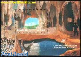 Brazil 1996 Caves S/s, Mint NH, History - Nature - Geology - Bats - Nuovi