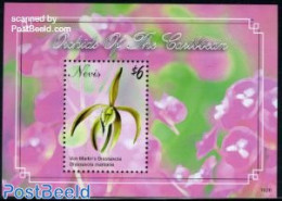 Nevis 2010 Orchids S/s, Mint NH, Nature - Flowers & Plants - Orchids - St.Kitts And Nevis ( 1983-...)