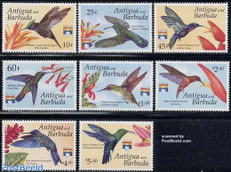 Antigua & Barbuda 1992 Genova, Hummingbirds 8v, Mint NH, Nature - Birds - Hummingbirds - Antigua E Barbuda (1981-...)