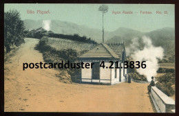 PORTUGAL Sao Miguel Postcard 1910s Azores. Furnas Aqua Azeda (h1045) - Açores