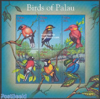 Palau 2001 Birds 6v M/s, Spectacled, Mint NH, Nature - Birds - Other & Unclassified