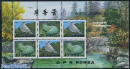 Korea, North 1995 Albino Animals M/s, Mint NH, Nature - Birds - Korea, North