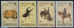 Barbuda 1972 Durer 4v (non Official Issue), Mint NH, Nature - Animals (others & Mixed) - Insects - Rabbits / Hares - S.. - Meereswelt