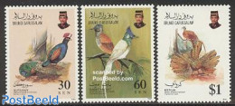 Brunei 1992 Birds 3v, Mint NH, Nature - Birds - Brunei (1984-...)