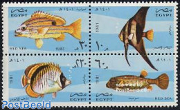 Egypt (Republic) 1982 Fish 4v [+], Mint NH, Nature - Fish - Ungebraucht