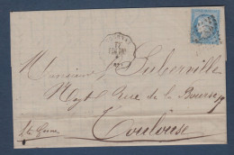 Hautes Pyrénées - Cachet De Convoyeur  Station  TOURNAY  PAU. TOU  ( Indice 18 ) - Correo Ferroviario