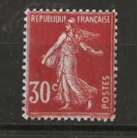 Timbre Semeuse Yvt N° 160 - 1906-38 Sower - Cameo