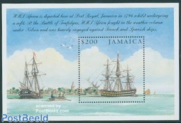 Jamaica 2005 Battle Of Trafalgar S/s, Mint NH, History - Transport - History - Ships And Boats - Ships