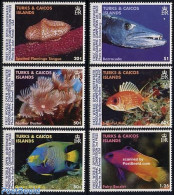 Turks And Caicos Islands 1998 Under Water Photography 6v, Mint NH, Nature - Fish - Art - Photography - Poissons