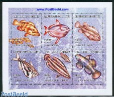 Guinea, Republic 2001 Fish 6v M/s, Mint NH, Nature - Fish - Poissons