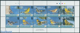 Virgin Islands 2005 Bird Festival 10v M/s, Mint NH, Nature - Birds - British Virgin Islands