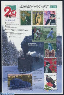 Japan 2000 20th Century (7) 10v M/s, Mint NH, History - Nature - Sport - Transport - History - Birds - Dogs - Baseball.. - Nuovi