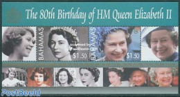 Bahamas 2006 Elizabeth II 80th Birthday S/s, Mint NH, History - Kings & Queens (Royalty) - Case Reali