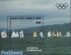 Comoros 1983 Olympic Games S/s, Mint NH, Sport - Olympic Games - Sailing - Zeilen