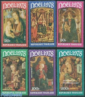 Togo 1978 Christmas 6v, Mint NH, Religion - Christmas - Art - Paintings - Weihnachten