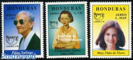 Honduras 1999 Famous Women 3v, Mint NH, History - Women - U.P.A.E. - Non Classés