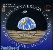 Virgin Islands 1999 Moonlanding Anniversary S/s, Mint NH, Transport - Space Exploration - Britse Maagdeneilanden