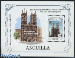 Anguilla 1986 Andrew & Sarah Wedding S/s, Mint NH, History - Kings & Queens (Royalty) - Royalties, Royals