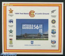 Antigua & Barbuda 2000 Lords Cricket Ground S/s, Mint NH, Sport - Cricket - Cricket