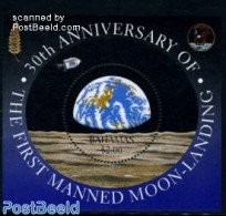 Bahamas 1999 Moonlanding S/s, Mint NH, Transport - Space Exploration - Other & Unclassified