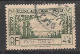 DAHOMEY - 1940 - Poste Aérienne PA N°YT. 3 - Avion 4f50 Vert - Oblitéré / Used - Usati