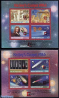 Montserrat 1987 Capex, Halley 2 S/s, Mint NH, Science - Transport - Astronomy - Space Exploration - Halley's Comet - Astrology